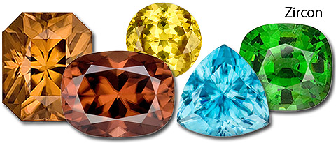 Group of Zircon from Gem 2000