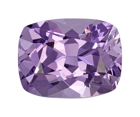 Purple Spinel 1.75 carat cushion cut Gemstone